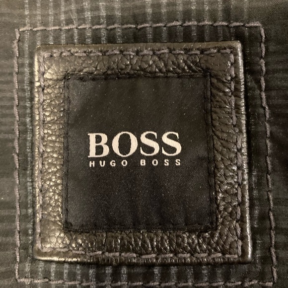 Hugo Boss Leather Bomber - Picture 3 of 15